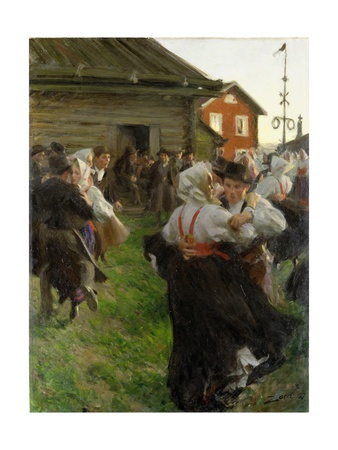 Midsummer Dance, 1897 Giclee Print by Anders Leonard Zorn