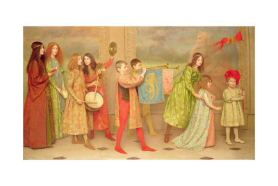 A Pageant of Childhood, 1899 Giclee Print by Thomas Cooper Gotch