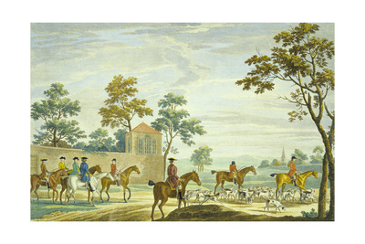 Going Out in the Morning, Engraved by P.C. Canot Giclee Print by James Seymour