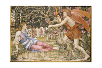 Love and the Maiden, 1877 Giclee Print by John Roddam Spencer Stanhope