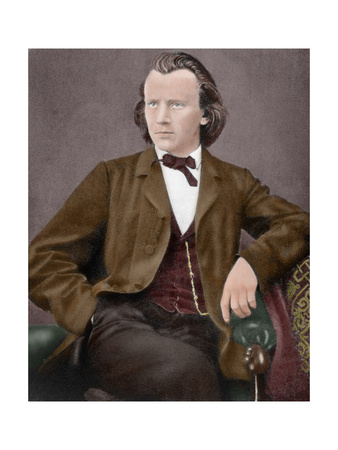 Johannes Brahms (1833-1897) Giclee Print