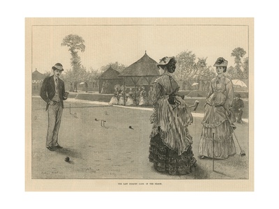 The Last Croquet Game of the Season Giclee Print!