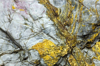 Coloured Coastal Rock Photographic Print by Dr. Keith Wheeler