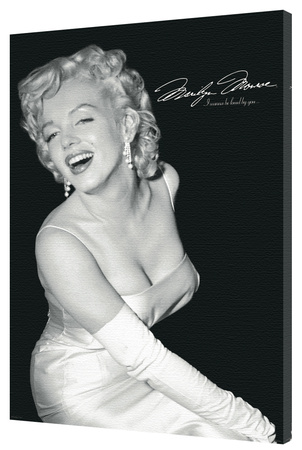 Marilyn Monroe - Loved Stretched Canvas Print