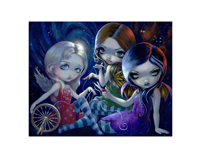 The Three Fates Print by Jasmine Becket-Griffith