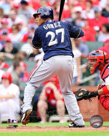 Milwaukee Brewers - Carlos Gomez Photo Photo