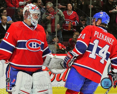 Montreal Canadiens - Carey Price, Tomas Plekanec Photo Photo