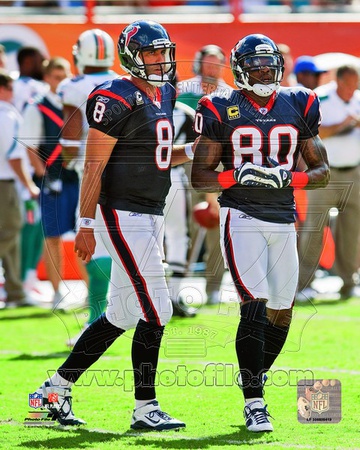 Houston Texans - Andre Johnson, Matt Schaub Photo Photo
