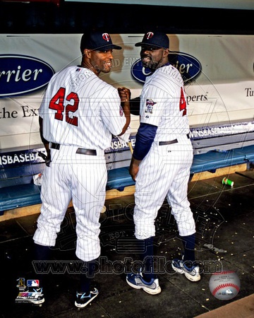 Minnesota Twins - Rondell White, Torii Hunter Photo Photo