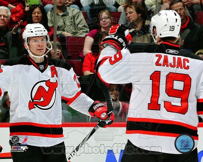 New Jersey Devils - Patrik Elias, Travis Zajac Photo Photo
