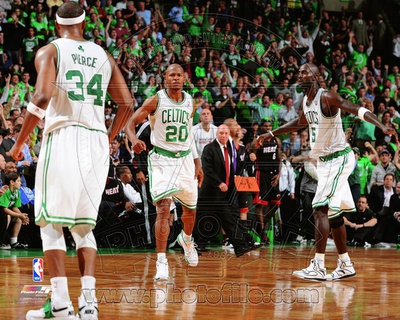 Boston Celtics - Kevin Garnett, Paul Pierce, Ray Allen Photo Photo