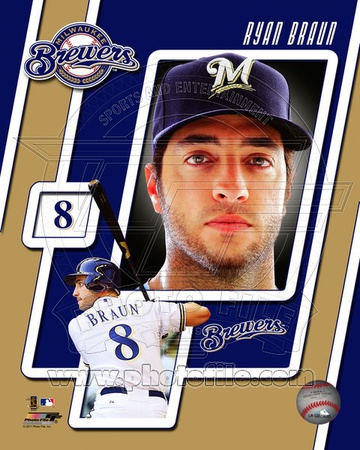 Milwaukee Brewers - Ryan Braun Photo Photo