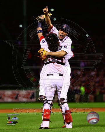 Boston Red Sox - Koji Uehara, Jarrod Saltalamacchia Photo Photo