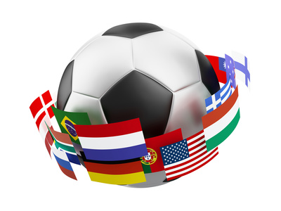 3D World Soccer Ball Print by  bioraven