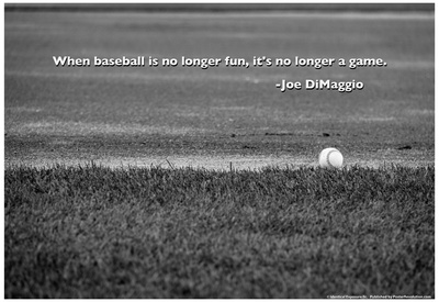 Baseball Joe DiMaggio Quote Posters