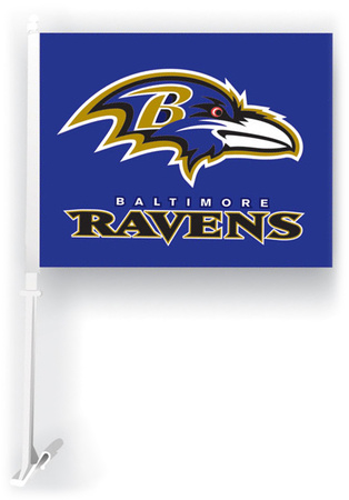 NFL Baltimore Ravens Car Flag Flag