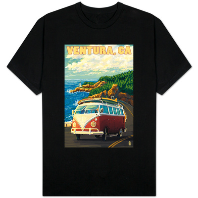 Ventura, California - VW Van Drive T-Shirt