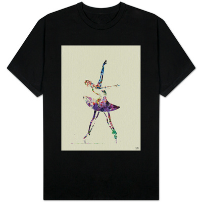 Ballerina Watercolor 4 T-shirts