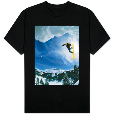 Snowboarder Performing Jump T-shirts