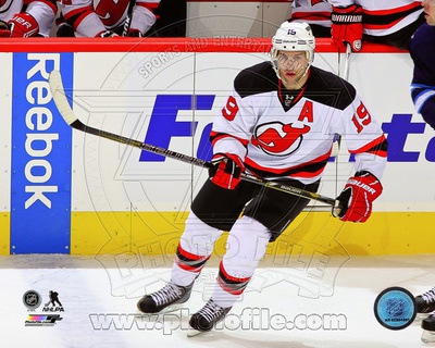 New Jersey Devils Travis Zajac 2013-14 Action Photo