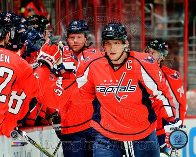 Washington Capitals Alex Ovechkin 2013-14 Action Photo