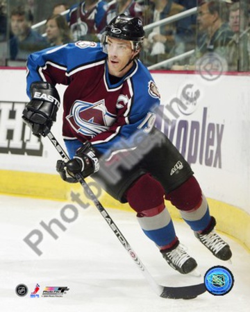 Colorado Avalanche Joe Sakic Action Photo