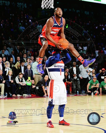 NBA Washington Wizards John Wall Slam Dunk Contest 2014 NBA All-Star Game Action Photo