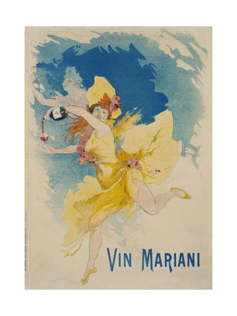 Vin Mariani Poster Giclee Print by Jules Chéret