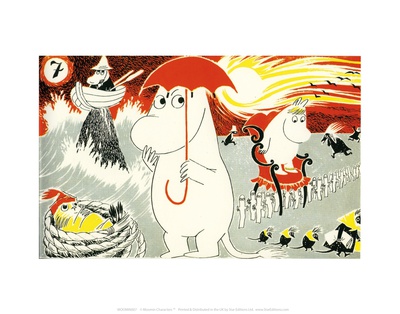 The Moomins Comic Cover 7 Posters by Tove Jansson