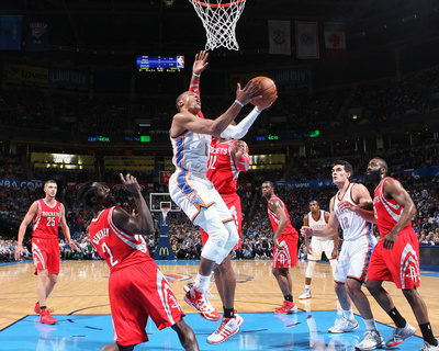 Mar 11, 2014, Houston Rockets vs Oklahoma City Thunder - Russell Westbrook Photo by Layne Murdoch