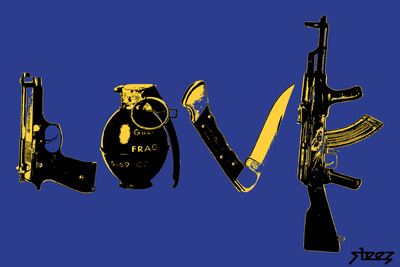 Love (Weapons) Blue Photo by  Steez