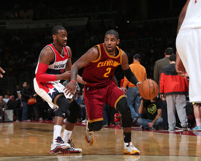 Feb 7, 2014, Cleveland Cavaliers vs Washington Wizards - Kyrie Irving Photo by Ned Dishman