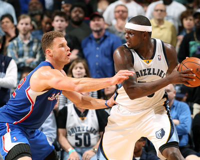 Feb 21, 2014, Los Angeles Clippers vs Memphis Grizzlies - Zach Randolph Photo by Joe Murphy