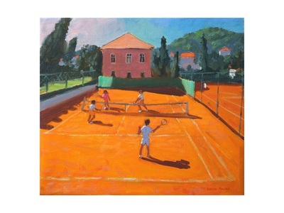 Clay Court Tennis, Lapad, Croatia, 2012 Giclee Print by Andrew Macara