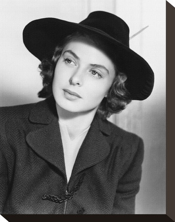 Ingrid Bergman Stretched Canvas Print