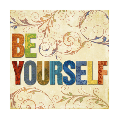 Be Yourself Premium Giclee Print by Elizabeth Medley