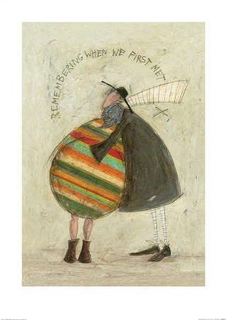 Remembering When We First Met Art by Sam Toft