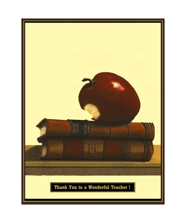 Thank You to a Wonderful Teacher 4 3 Photographic Print by Diane Strain