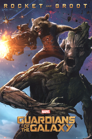 Guardians Of The Galaxy - Rocket & Groot Prints