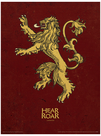 Game of Thrones - Lannister Masterprint