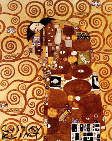 Fulfillment Gustav Klimt. Fulfillment, Stoclet Frieze