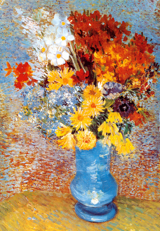 flowers in vase van gogh. Vase of Flowers, c.1887 Art