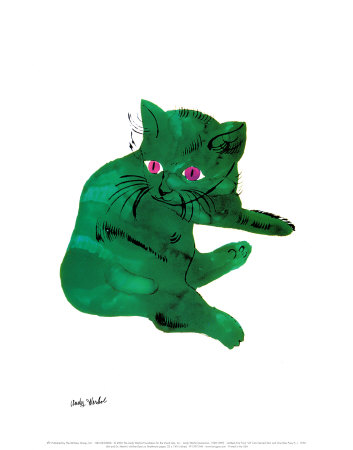 Green Cat, c.1956 Posters by Andy Warhol at AllPosters. Green Cat, c.1956 Posters by Andy Warhol at AllPosters.