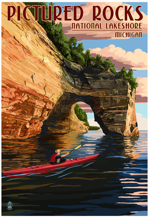 Pictured Rocks National Lakeshore, Michigan Prints