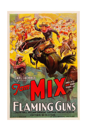 Flaming Guns Prints