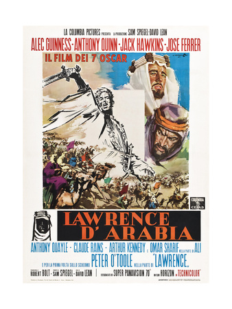 Lawrence of Arabia (aka Larence D'Arabia) Print