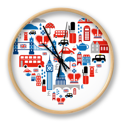 London Heart Clock by  Marish