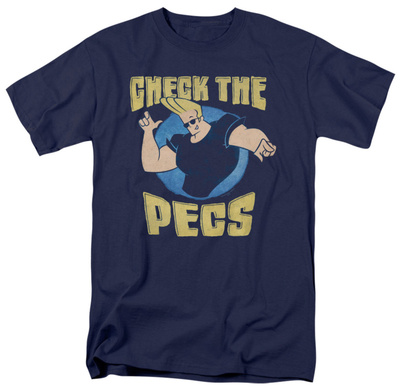 Johnny Bravo - Check The Pects T-shirts