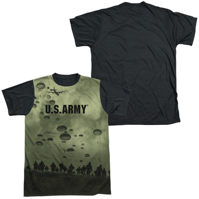 Army - Air To Land Black Back T-shirts