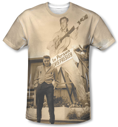 Elvis Presley - Larger Than Life T-shirts